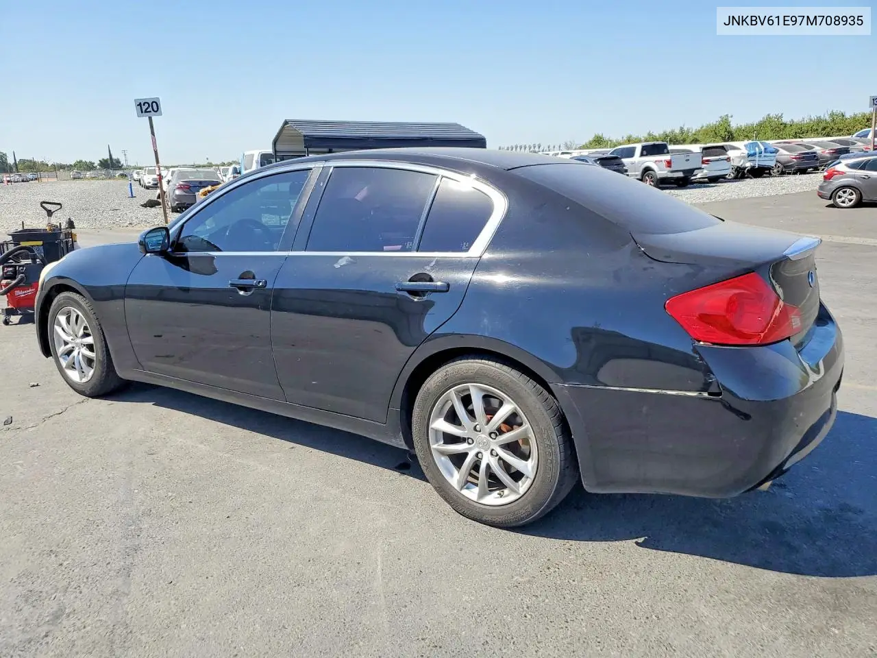 2007 Infiniti G35 Base VIN: JNKBV61E97M708935 Lot: 60948006