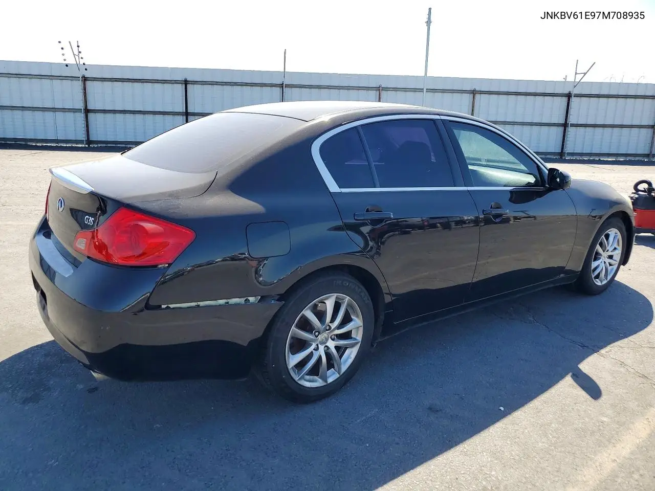 2007 Infiniti G35 Base VIN: JNKBV61E97M708935 Lot: 60948006