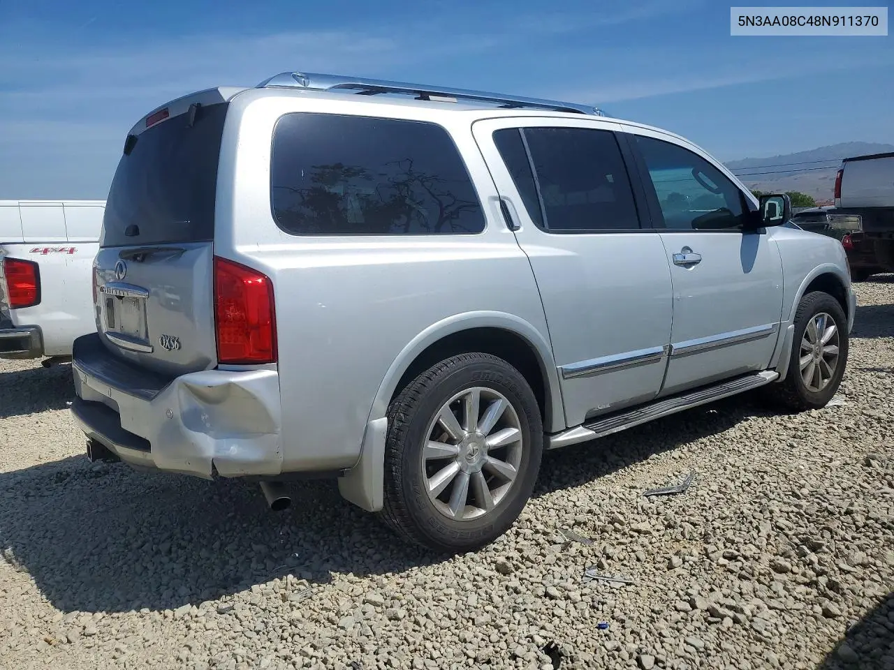 2008 Infiniti Qx56 Base VIN: 5N3AA08C48N911370 Lot: 51843746