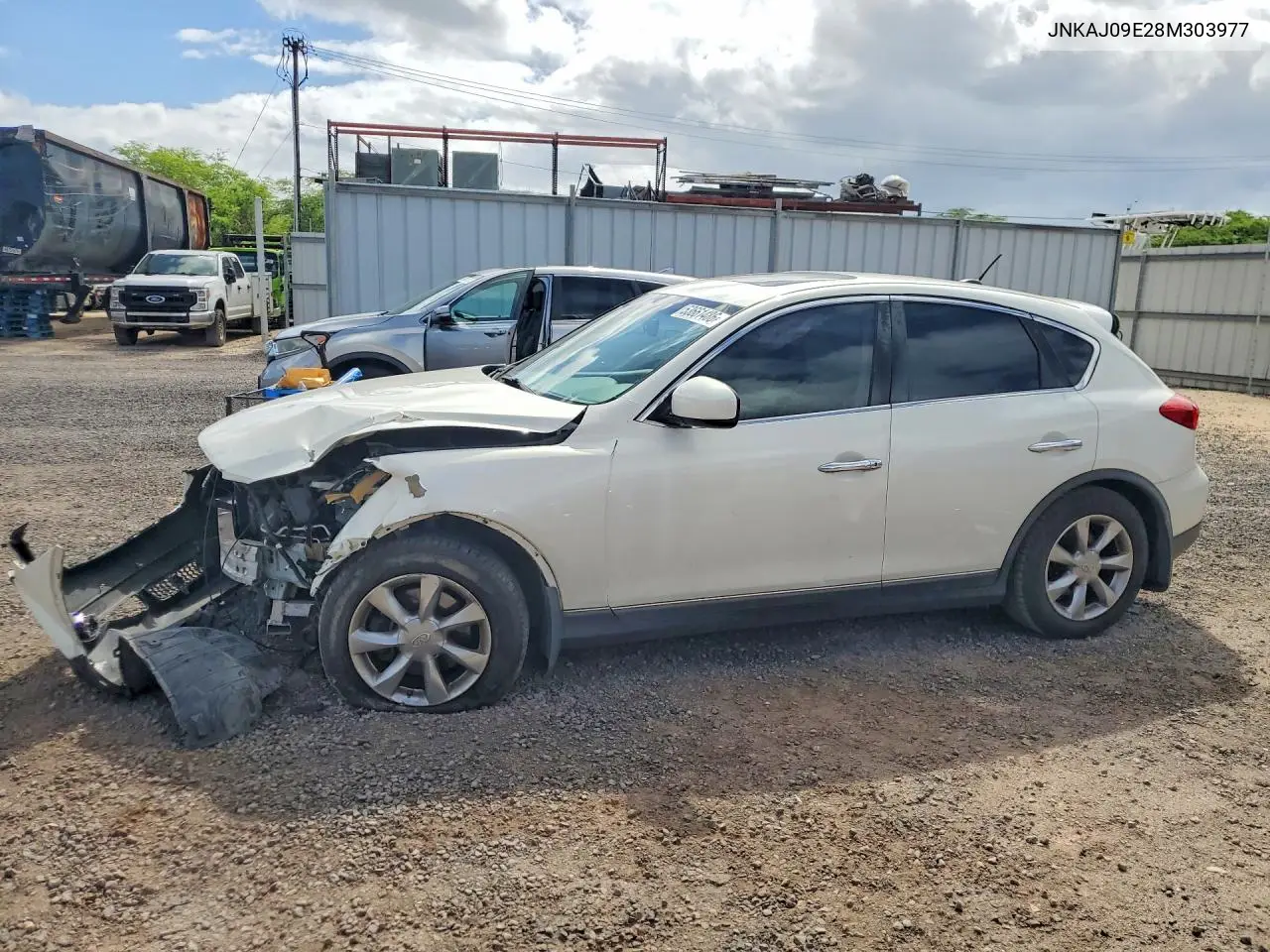 2008 Infiniti Ex35 VIN: JNKAJ09E28M303977 Lot: 53661486
