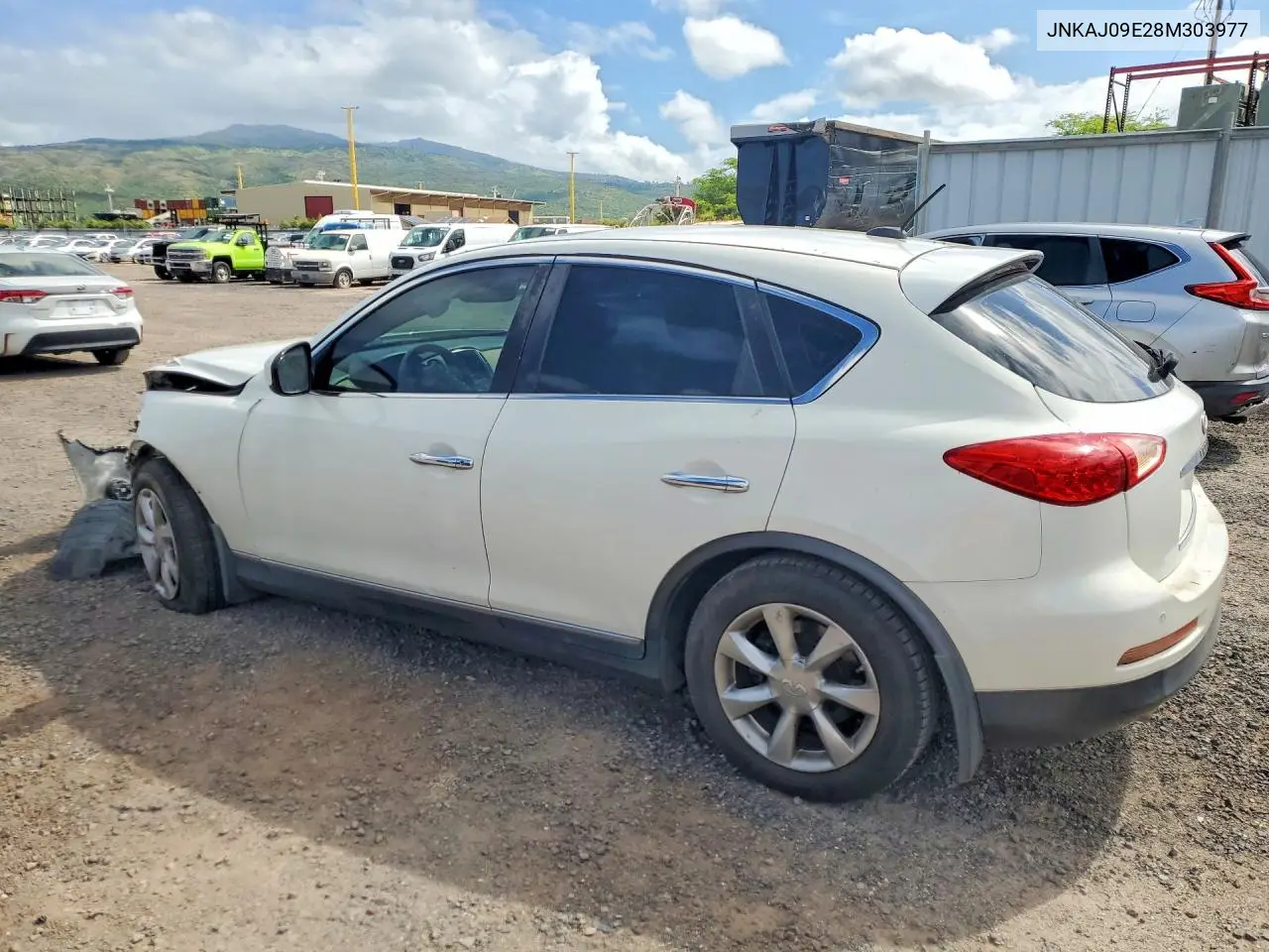 2008 Infiniti Ex35 VIN: JNKAJ09E28M303977 Lot: 53661486