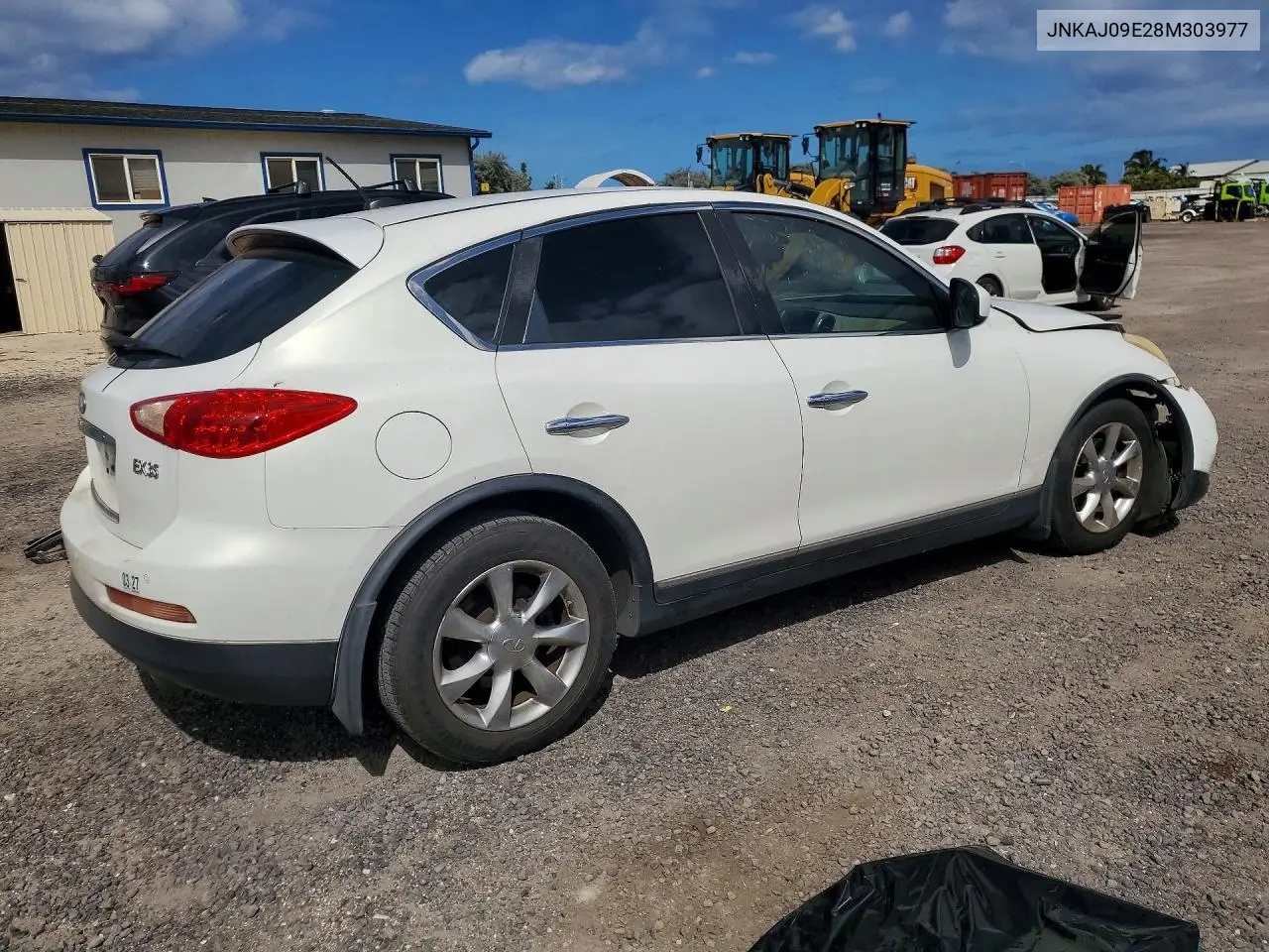 2008 Infiniti Ex35 VIN: JNKAJ09E28M303977 Lot: 53661486