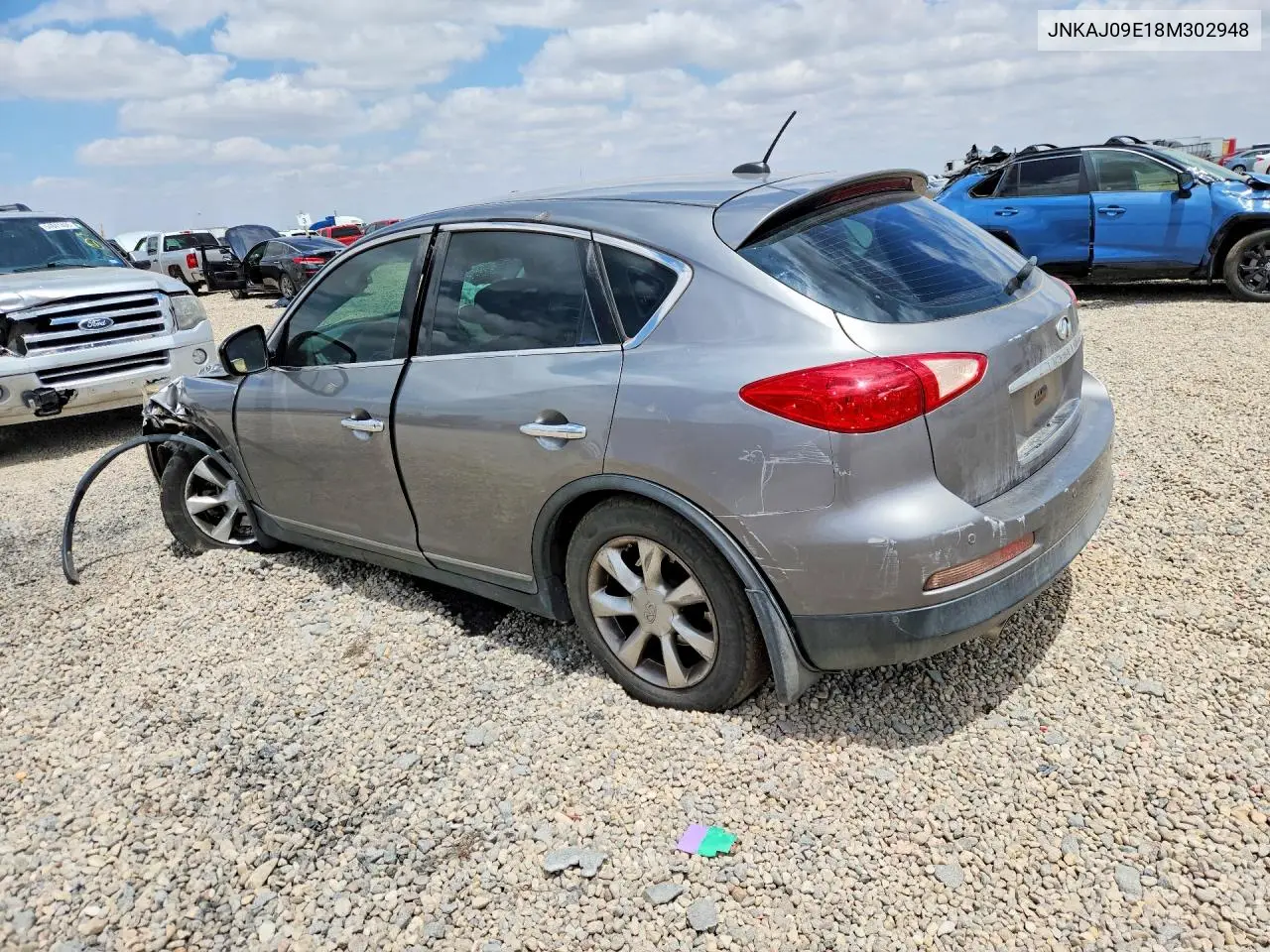 2008 Infiniti Ex35 Base VIN: JNKAJ09E18M302948 Lot: 54881506