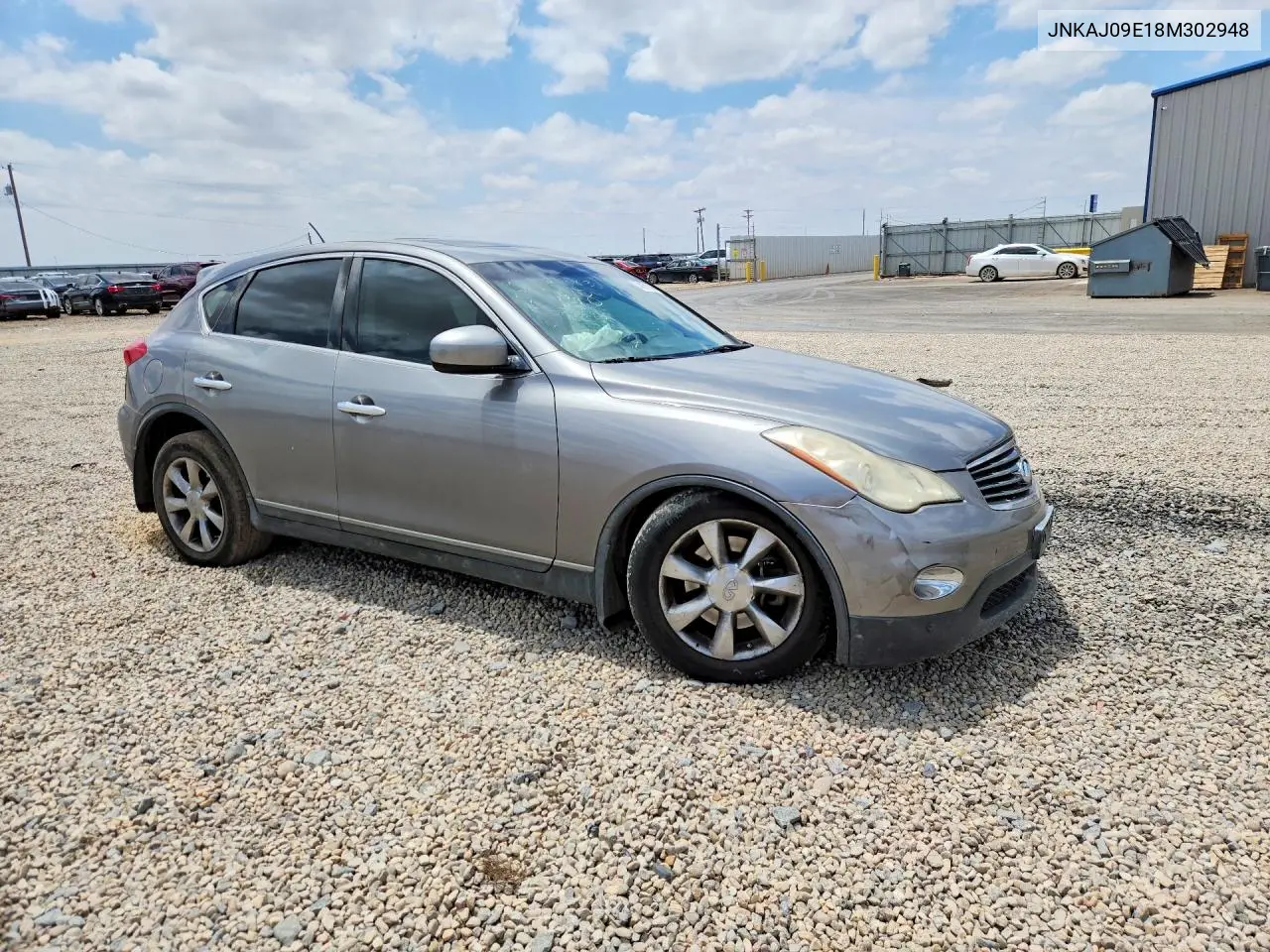 2008 Infiniti Ex35 Base VIN: JNKAJ09E18M302948 Lot: 54881506