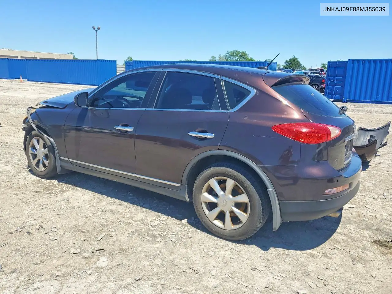 2008 Infiniti Ex35 Base VIN: JNKAJ09F88M355039 Lot: 56825136