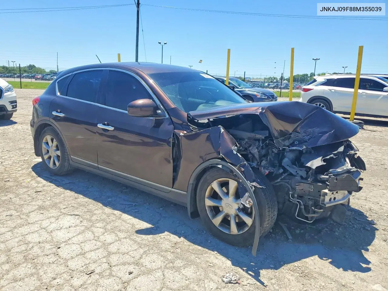 2008 Infiniti Ex35 Base VIN: JNKAJ09F88M355039 Lot: 56825136