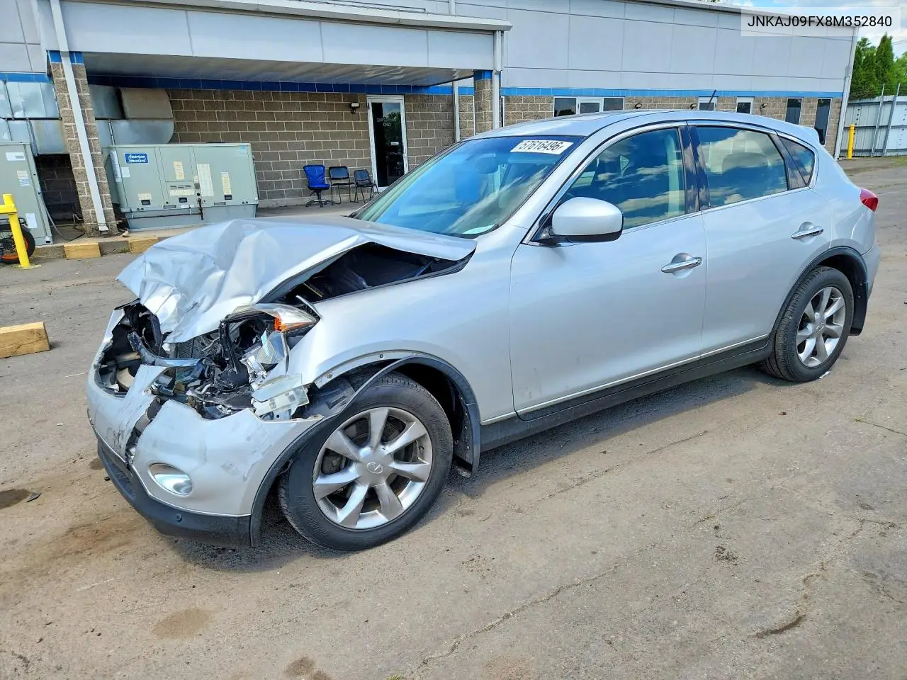2008 Infiniti Ex35 Base VIN: JNKAJ09FX8M352840 Lot: 57616496