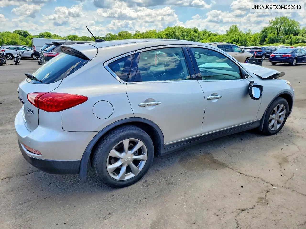 2008 Infiniti Ex35 Base VIN: JNKAJ09FX8M352840 Lot: 57616496