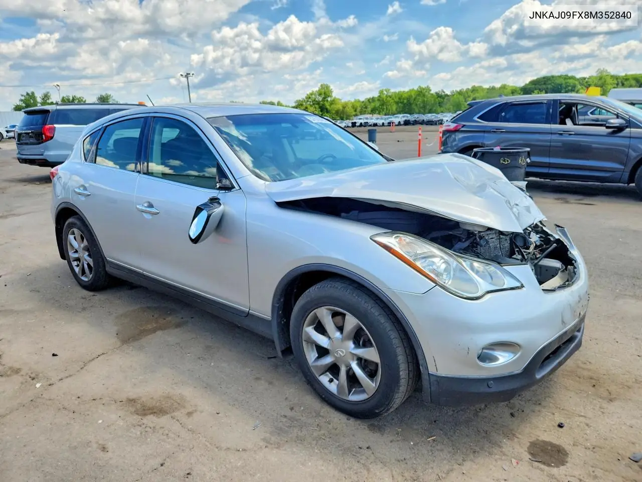 2008 Infiniti Ex35 Base VIN: JNKAJ09FX8M352840 Lot: 57616496