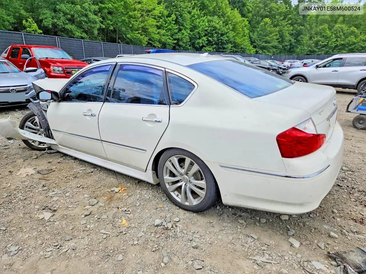 2008 Infiniti M35 Base VIN: JNKAY01E58M600524 Lot: 57637006