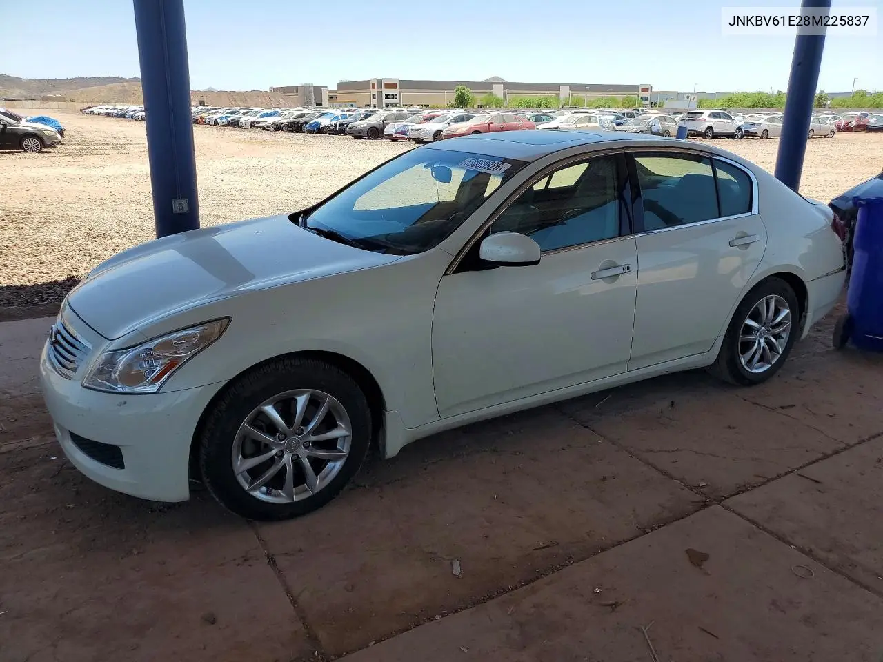 2008 Infiniti G35 Base VIN: JNKBV61E28M225837 Lot: 59889926