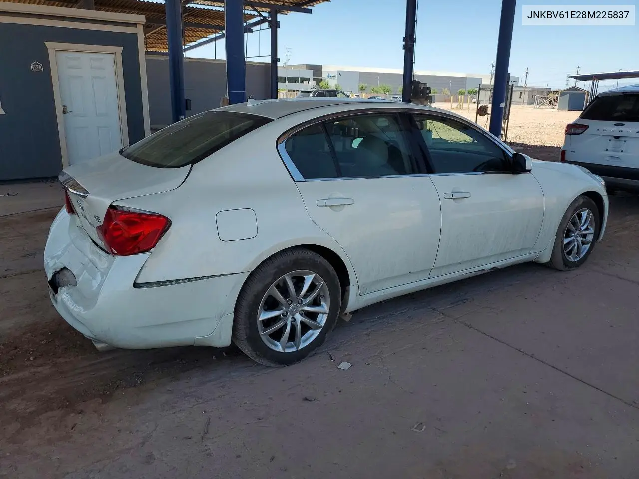 2008 Infiniti G35 Base VIN: JNKBV61E28M225837 Lot: 59889926