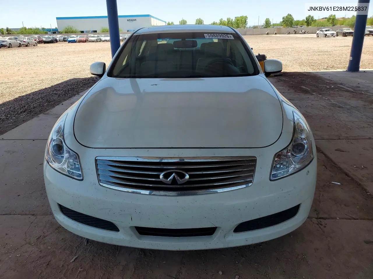 2008 Infiniti G35 Base VIN: JNKBV61E28M225837 Lot: 59889926