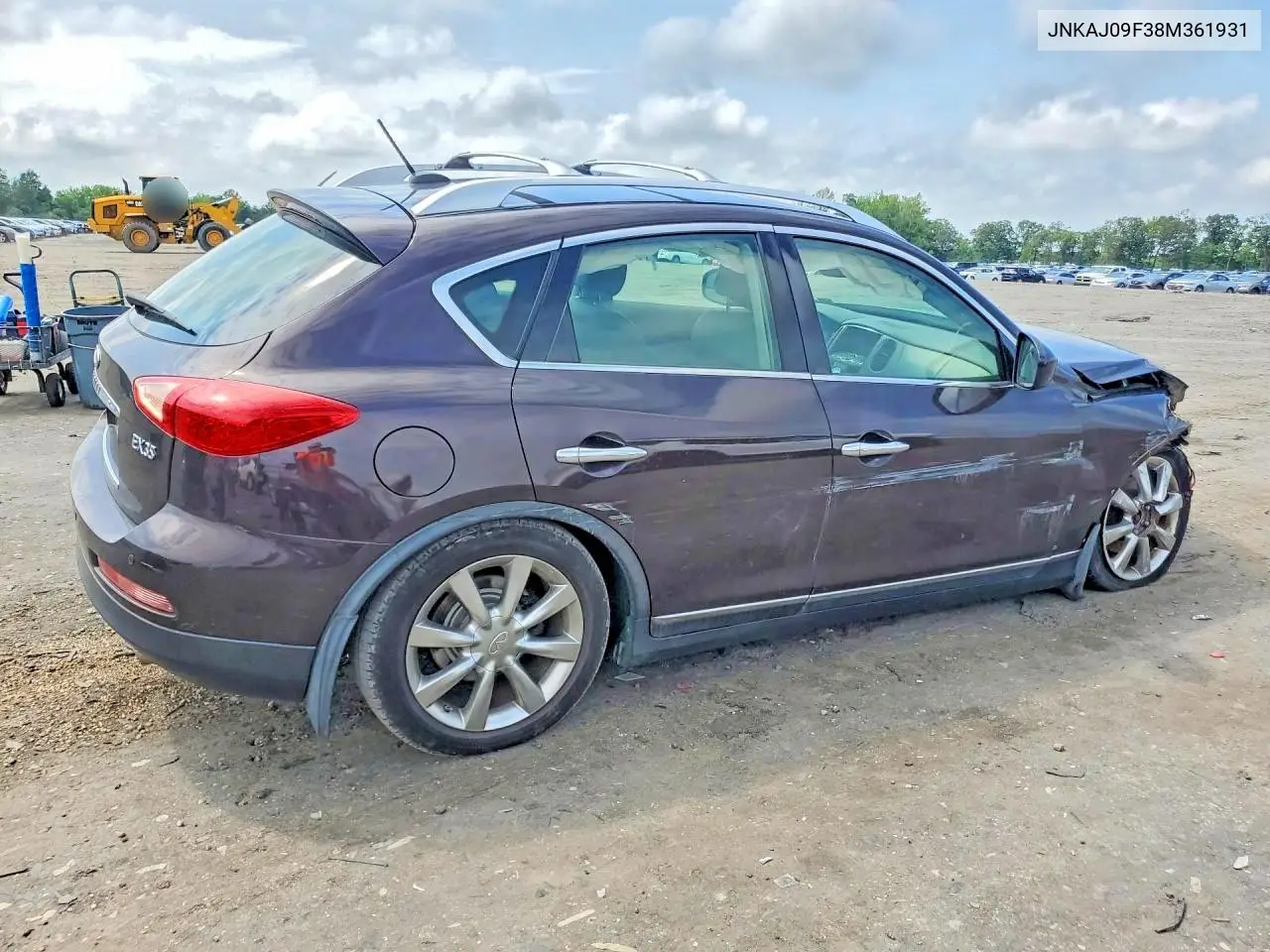 2008 Infiniti Ex35 Base VIN: JNKAJ09F38M361931 Lot: 60278936