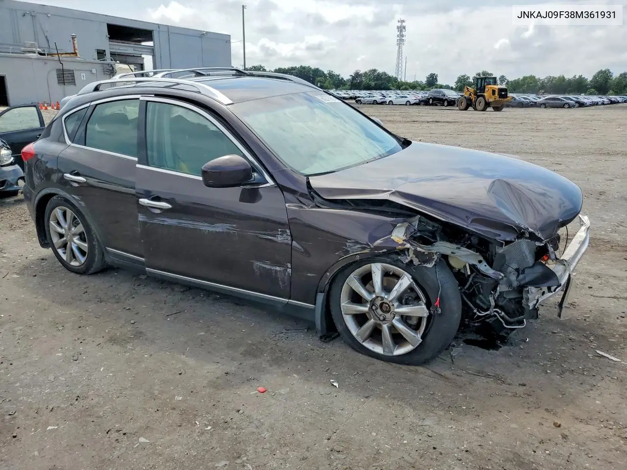 2008 Infiniti Ex35 Base VIN: JNKAJ09F38M361931 Lot: 60278936