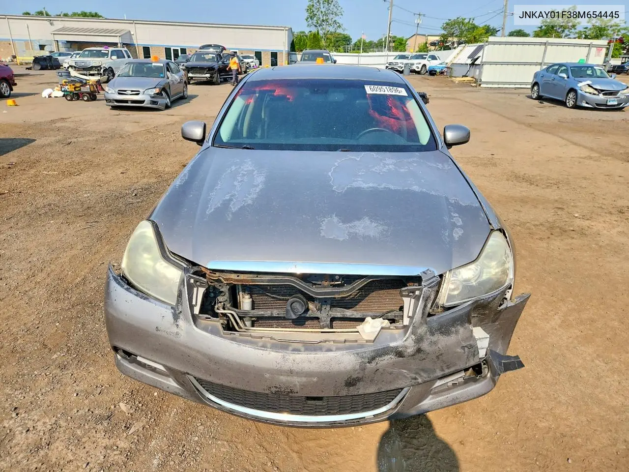 2008 Infiniti M35 X VIN: JNKAY01F38M654445 Lot: 60951896