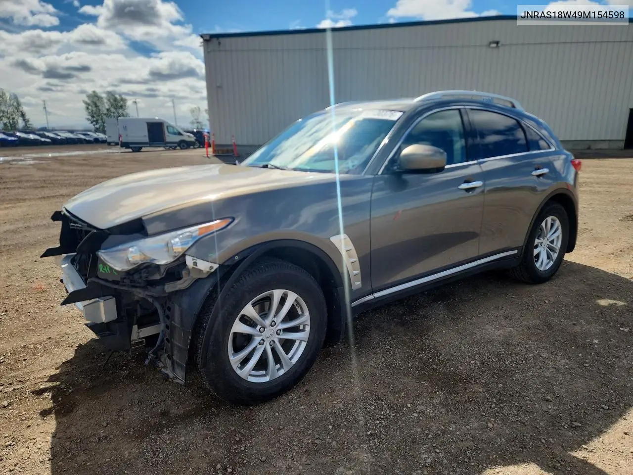2009 Infiniti Fx35 Base VIN: JNRAS18W49M154598 Lot: 57130376