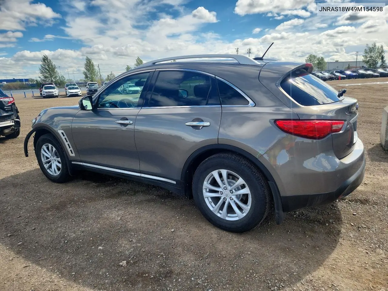 2009 Infiniti Fx35 Base VIN: JNRAS18W49M154598 Lot: 57130376