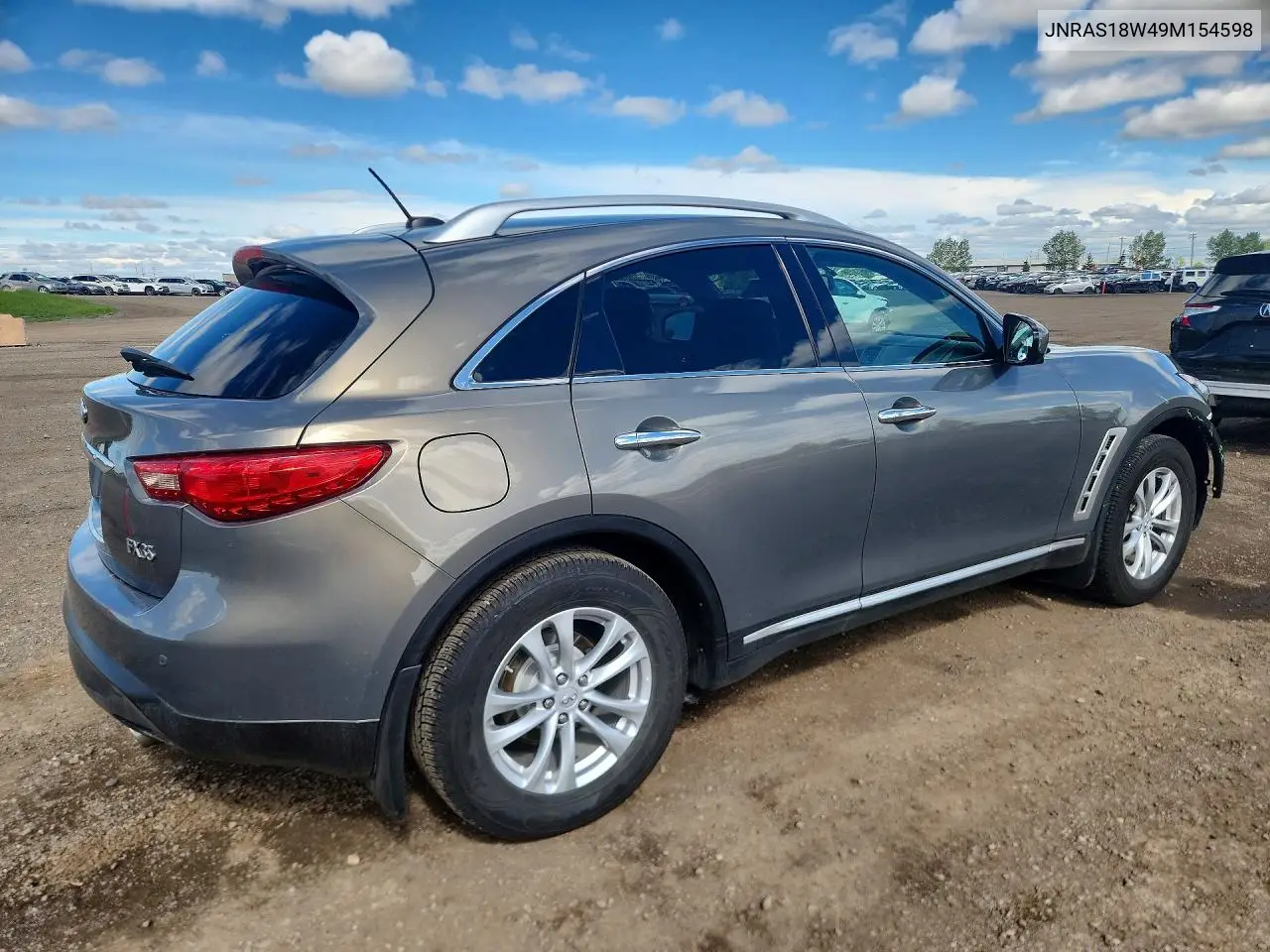 2009 Infiniti Fx35 Base VIN: JNRAS18W49M154598 Lot: 57130376