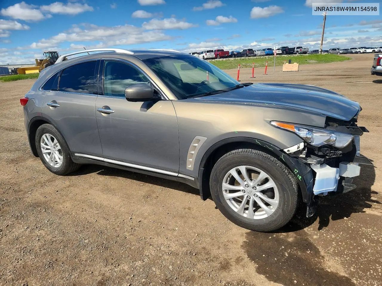 2009 Infiniti Fx35 Base VIN: JNRAS18W49M154598 Lot: 57130376