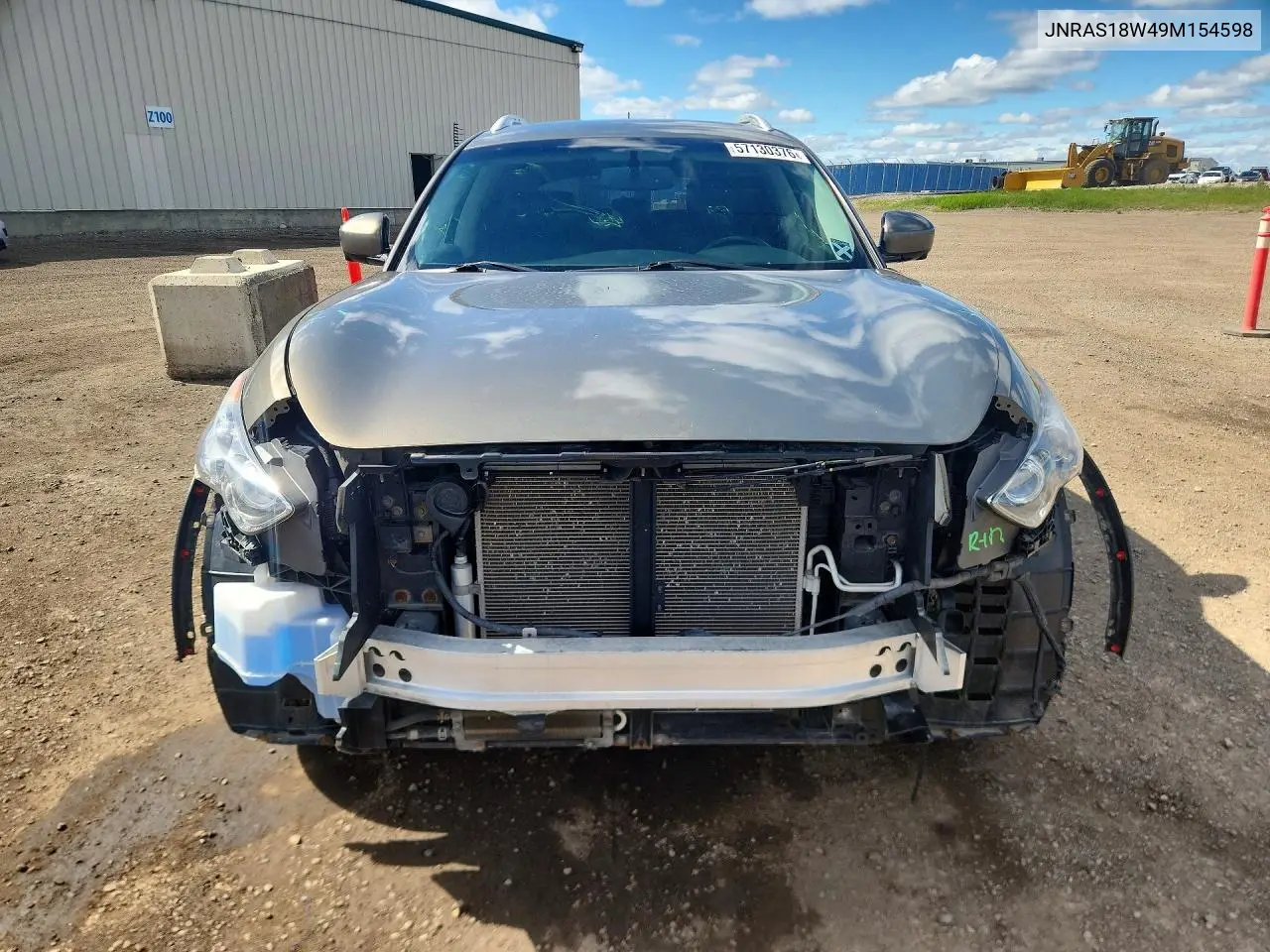 2009 Infiniti Fx35 Base VIN: JNRAS18W49M154598 Lot: 57130376