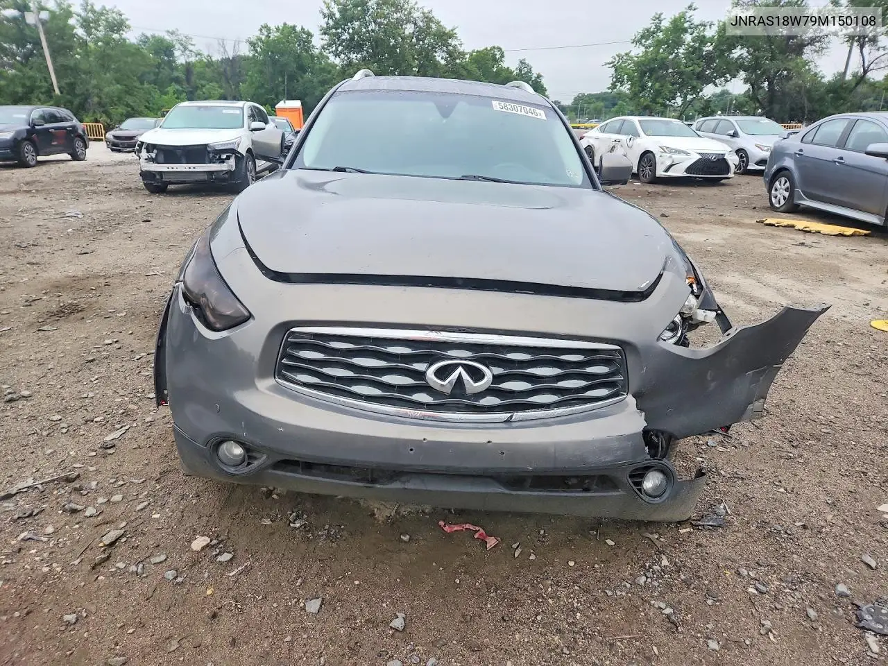 2009 Infiniti Fx35 Base VIN: JNRAS18W79M150108 Lot: 58307046