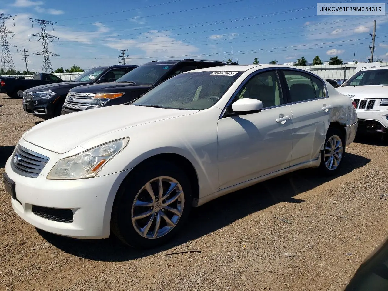 2009 Infiniti G37 Sedan X VIN: JNKCV61F39M054319 Lot: 60392046