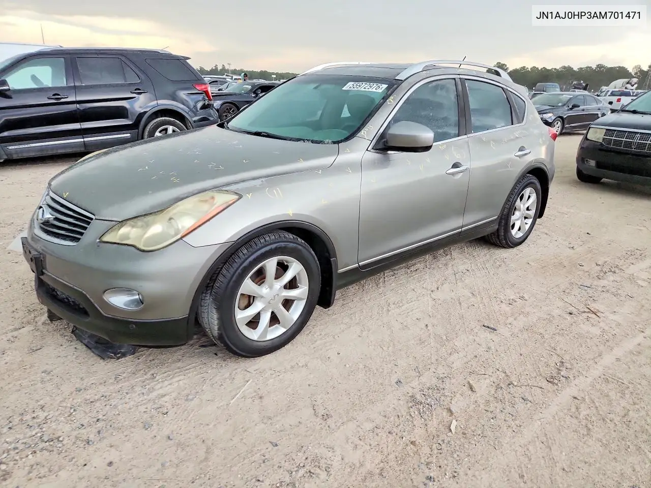 2010 Infiniti Ex35 Base VIN: JN1AJ0HP3AM701471 Lot: 55972976