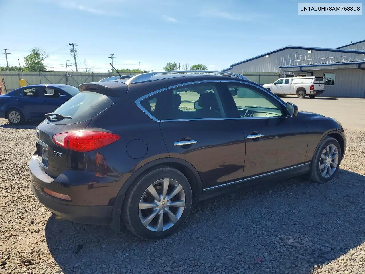 2010 Infiniti Ex35 Base VIN: JN1AJ0HR8AM753308 Lot: 56027876