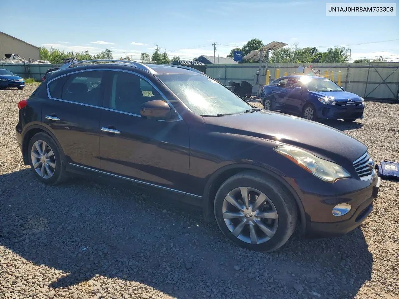 2010 Infiniti Ex35 Base VIN: JN1AJ0HR8AM753308 Lot: 56027876