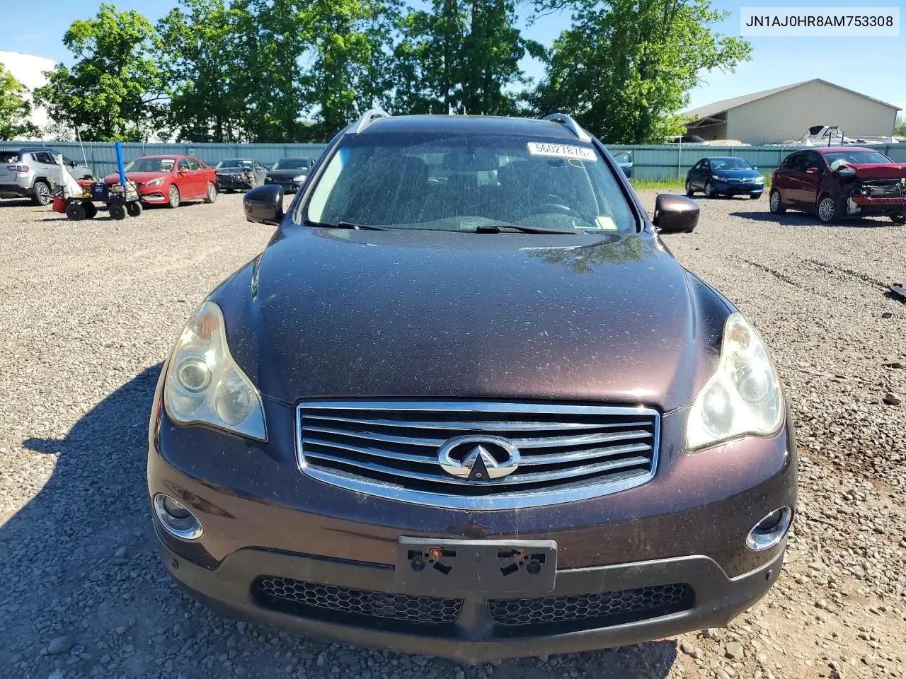 2010 Infiniti Ex35 Base VIN: JN1AJ0HR8AM753308 Lot: 56027876