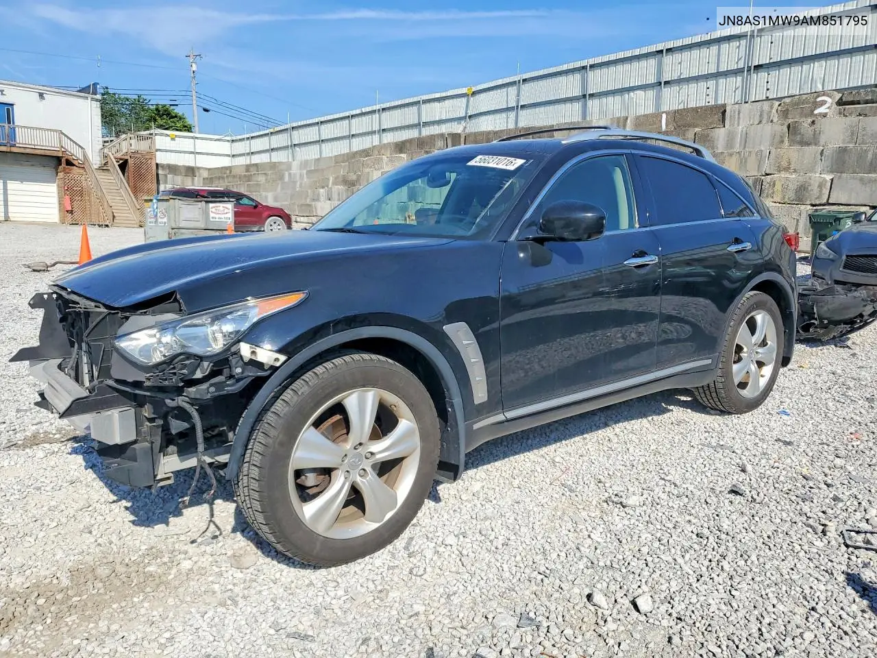 2010 Infiniti Fx35 Base VIN: JN8AS1MW9AM851795 Lot: 56031016