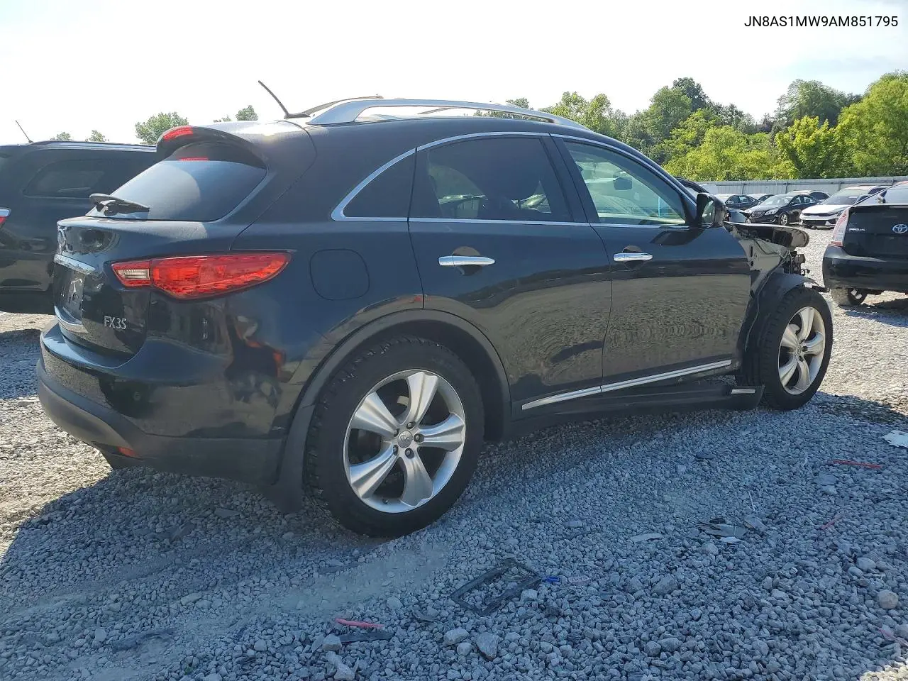 2010 Infiniti Fx35 Base VIN: JN8AS1MW9AM851795 Lot: 56031016