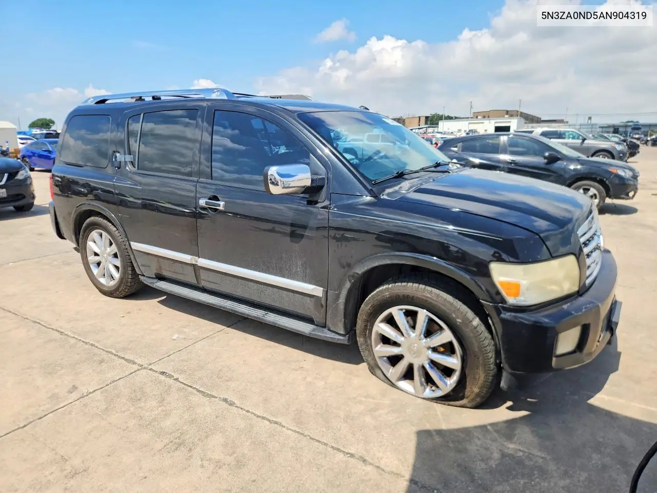 2010 Infiniti Qx56 Base VIN: 5N3ZA0ND5AN904319 Lot: 57488556
