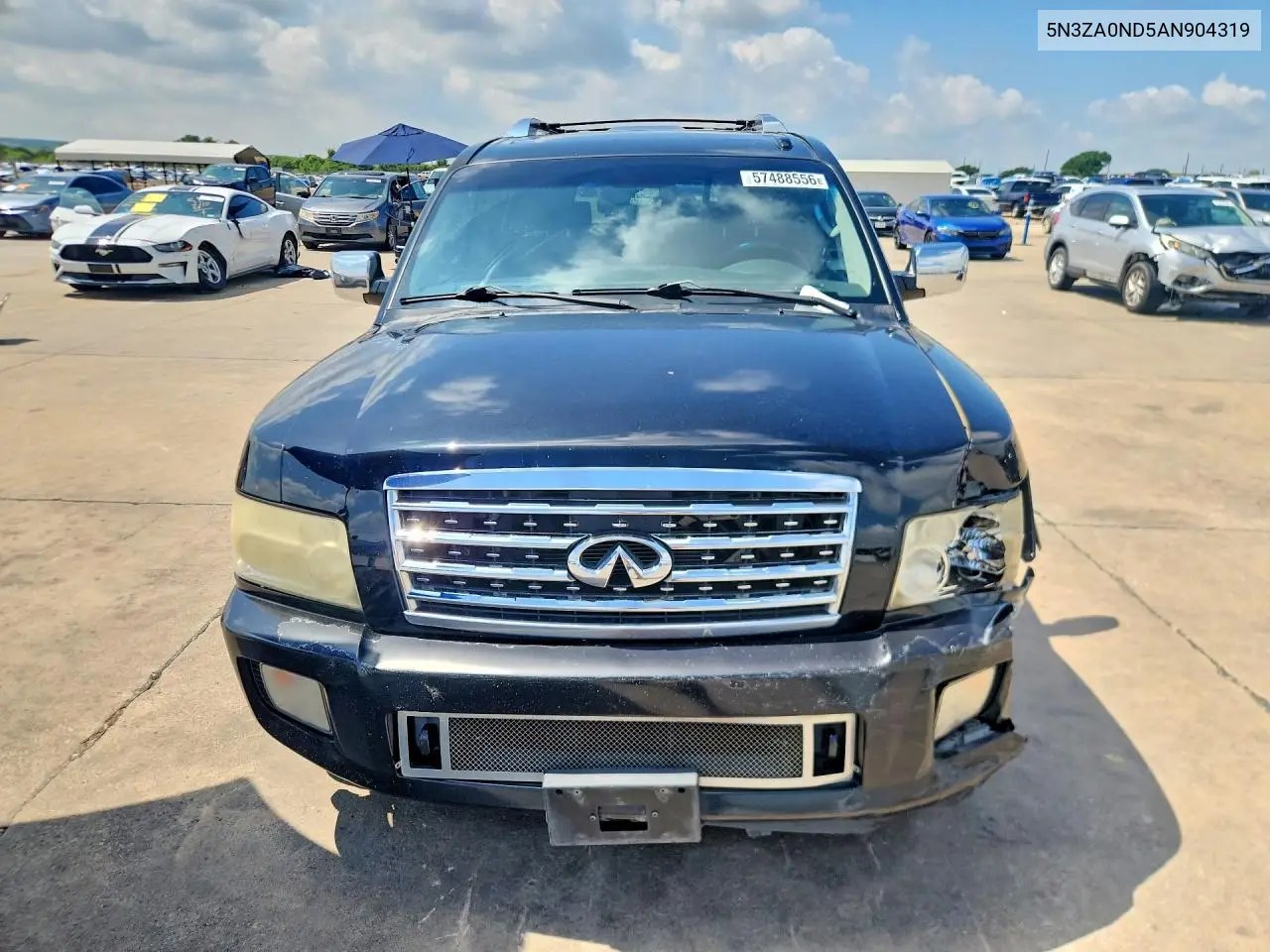 2010 Infiniti Qx56 Base VIN: 5N3ZA0ND5AN904319 Lot: 57488556