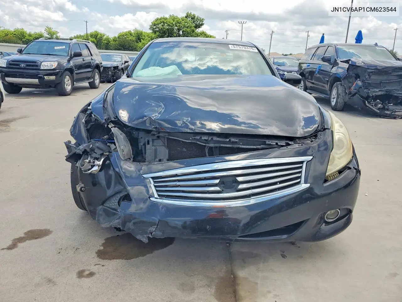 2010 Infiniti G37 VIN: JN1CV6AP1CM623544 Lot: 57570376