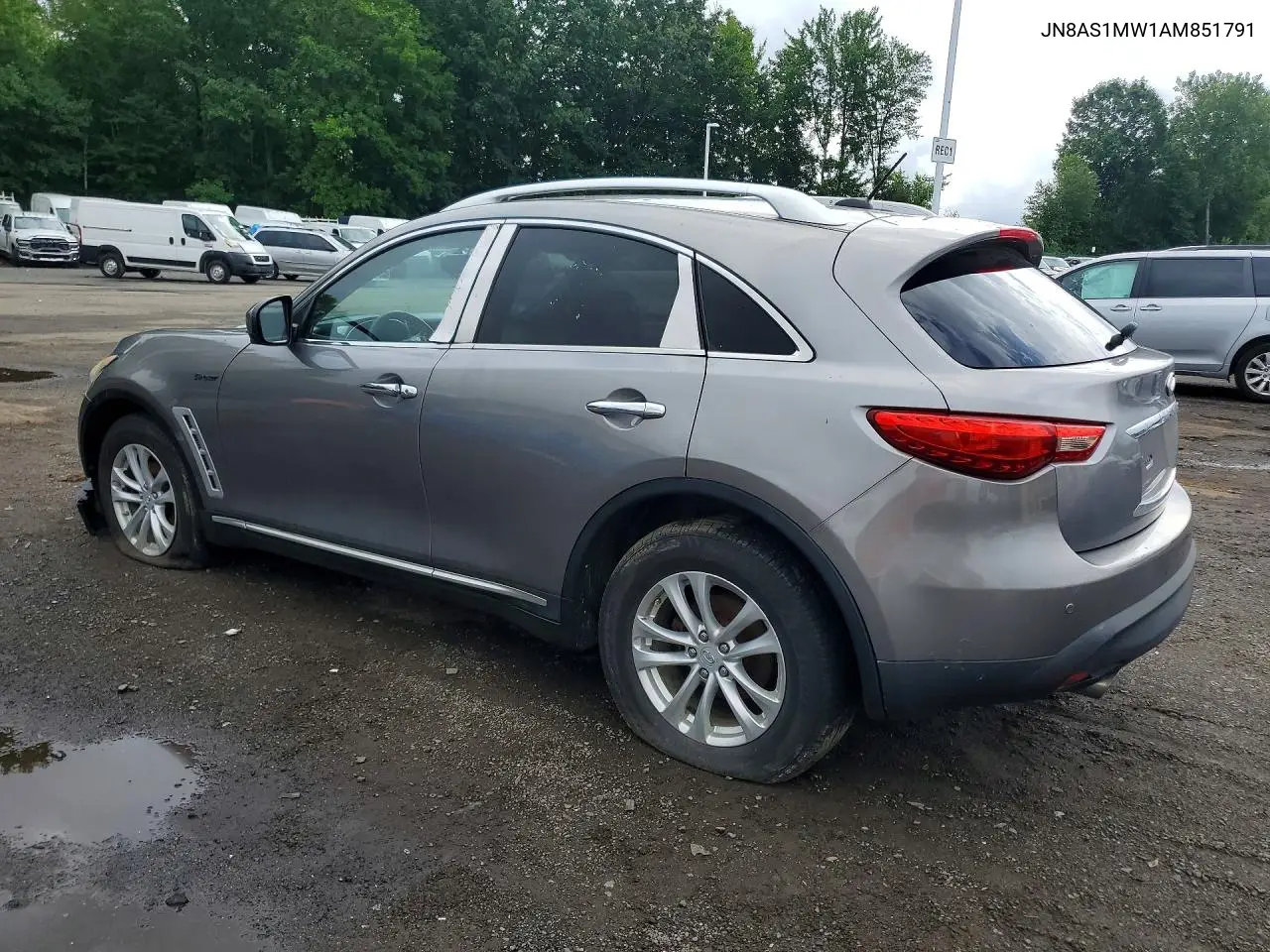2010 Infiniti Fx35 Base VIN: JN8AS1MW1AM851791 Lot: 59107436