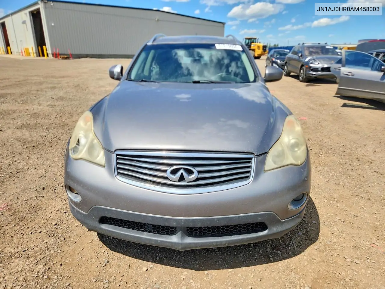 2010 Infiniti Ex35 Base/Journey VIN: JN1AJ0HR0AM758003 Lot: 61019006