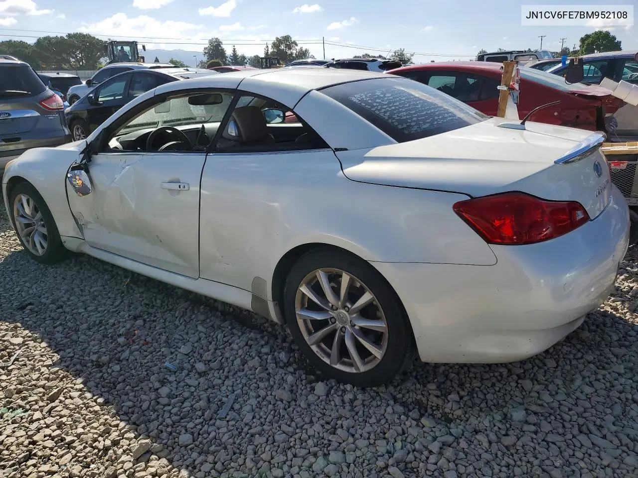 2011 Infiniti G37 Convertible Base VIN: JN1CV6FE7BM952108 Lot: 51199416