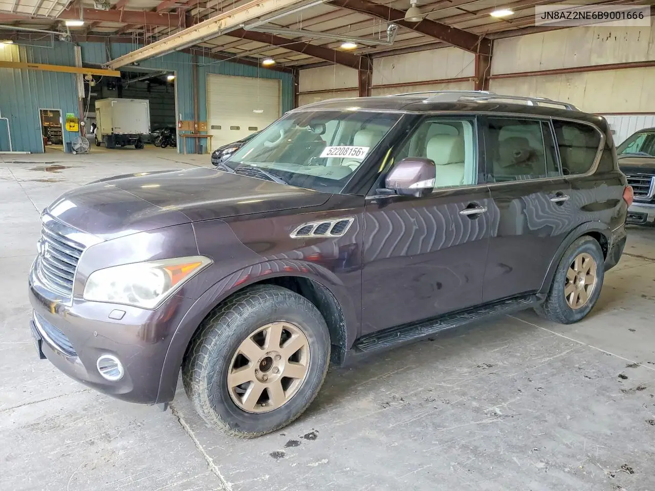 2011 Infiniti Qx56 VIN: JN8AZ2NE6B9001666 Lot: 52208156