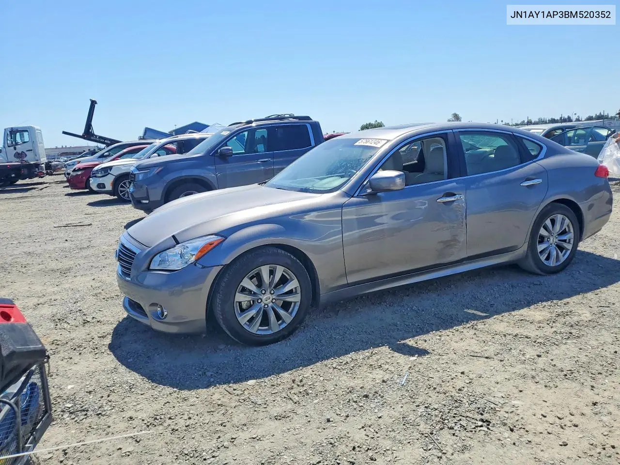2011 Infiniti M56 Base VIN: JN1AY1AP3BM520352 Lot: 57561246