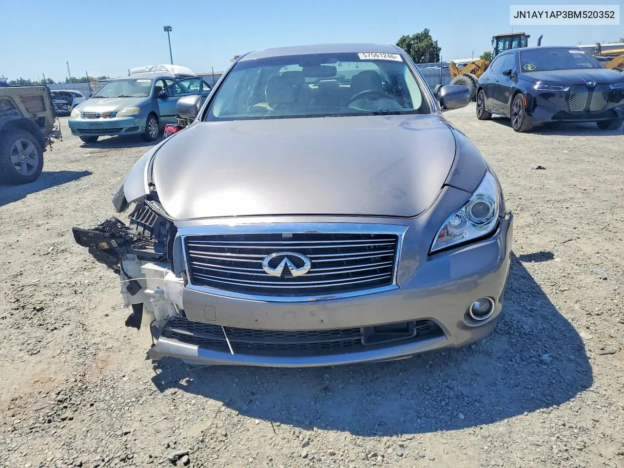 2011 Infiniti M56 Base VIN: JN1AY1AP3BM520352 Lot: 57561246