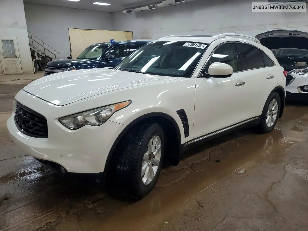 2011 Infiniti Fx50 Base VIN: JN8BS1MW8BM760040 Lot: 57661286
