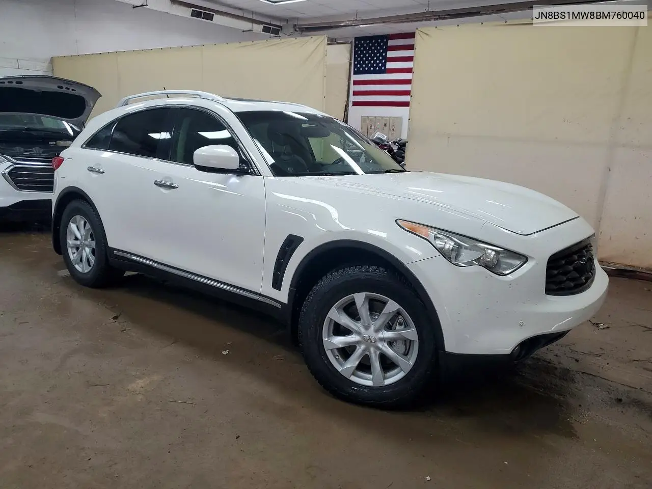 2011 Infiniti Fx50 Base VIN: JN8BS1MW8BM760040 Lot: 57661286