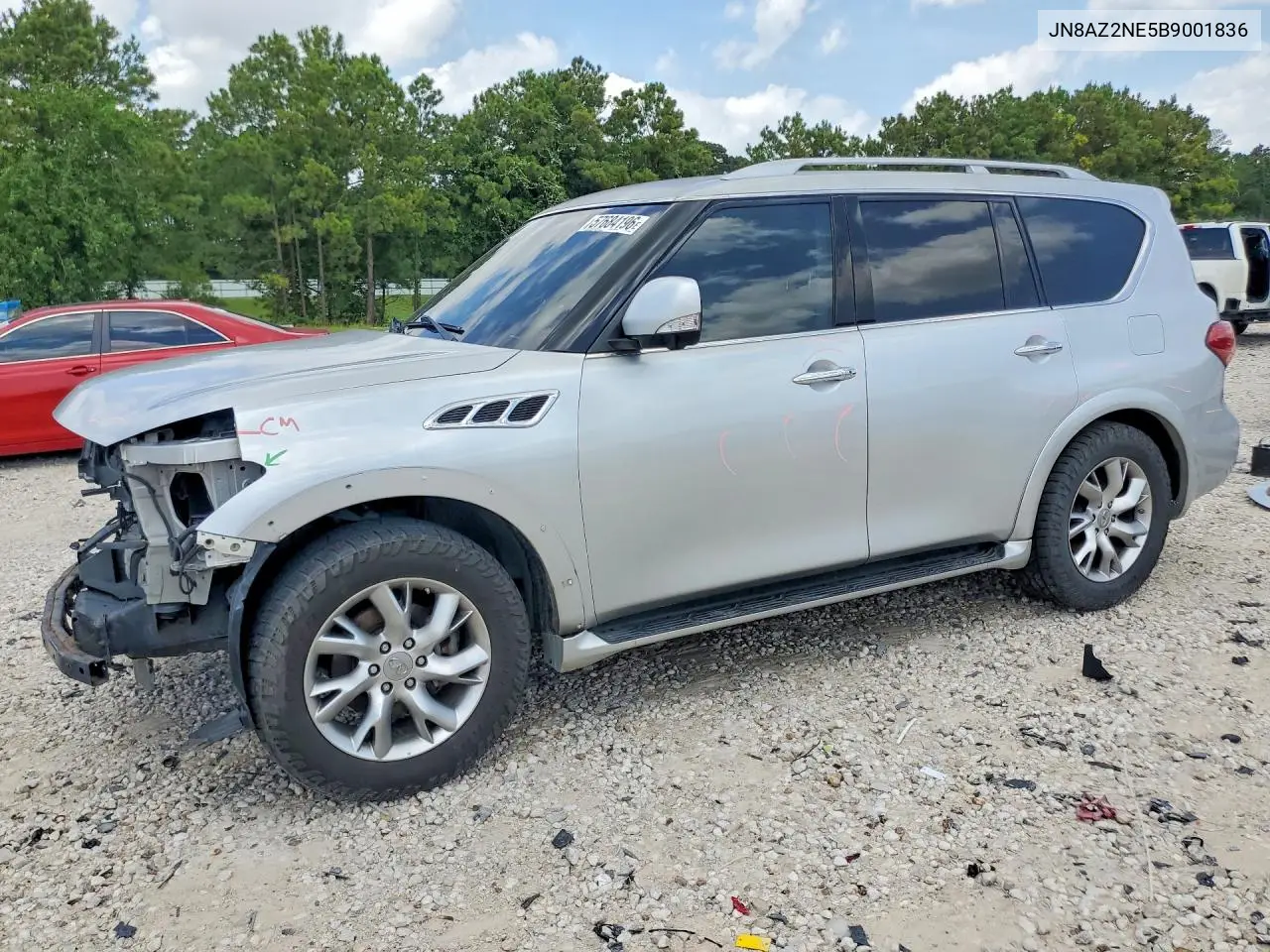 2011 Infiniti Qx56 Base VIN: JN8AZ2NE5B9001836 Lot: 57684196