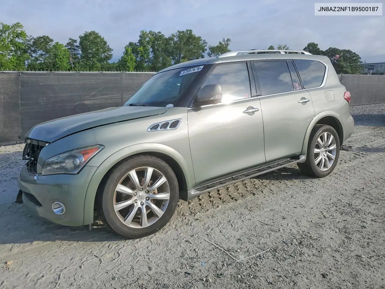 2011 Infiniti Qx56 Base VIN: JN8AZ2NF1B9500187 Lot: 57697676