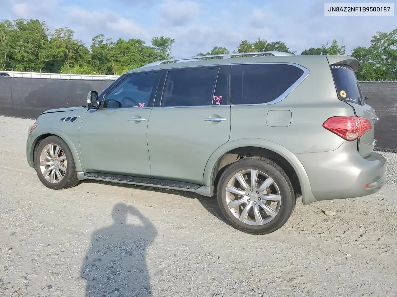 2011 Infiniti Qx56 Base VIN: JN8AZ2NF1B9500187 Lot: 57697676
