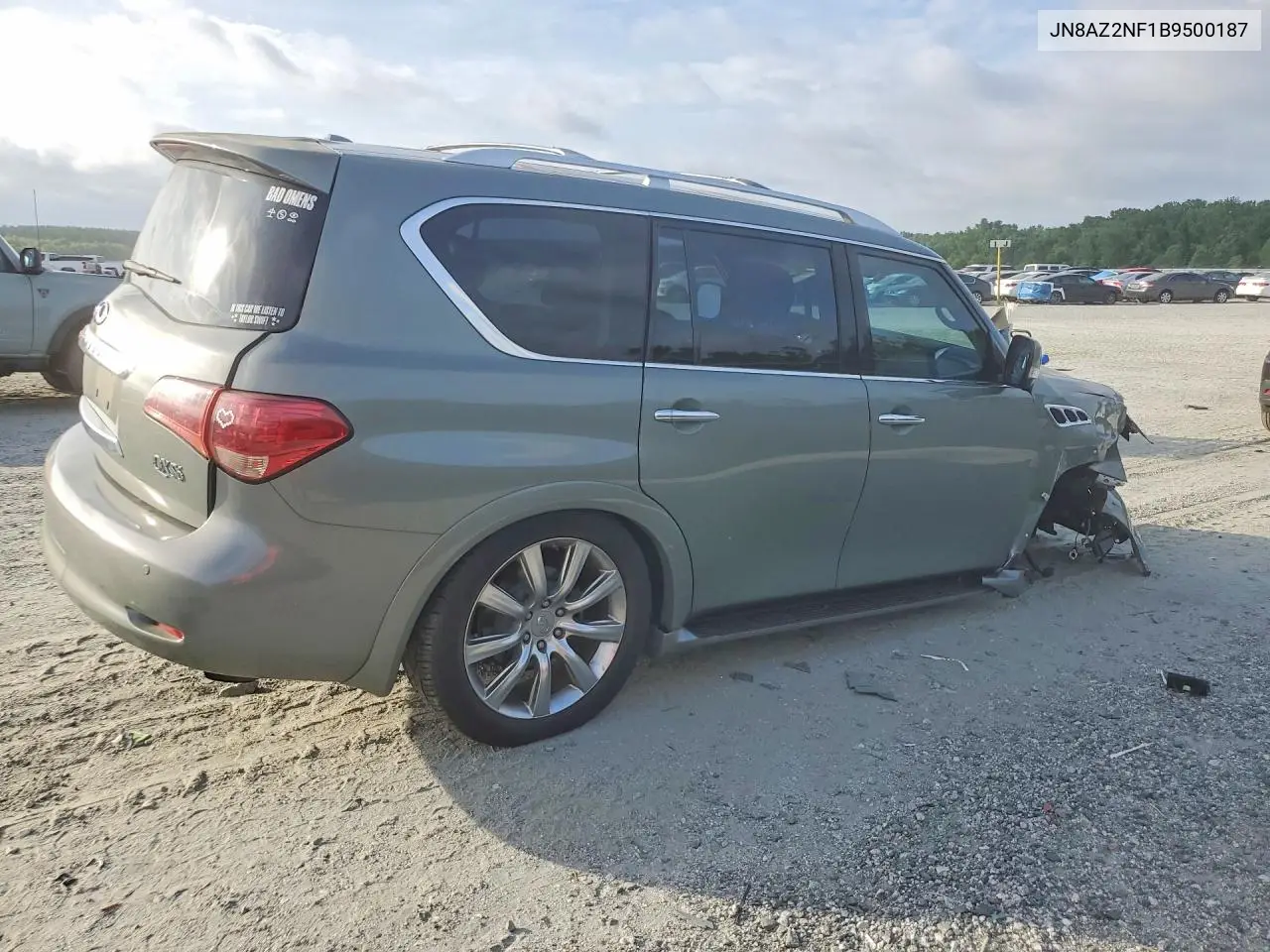 2011 Infiniti Qx56 Base VIN: JN8AZ2NF1B9500187 Lot: 57697676