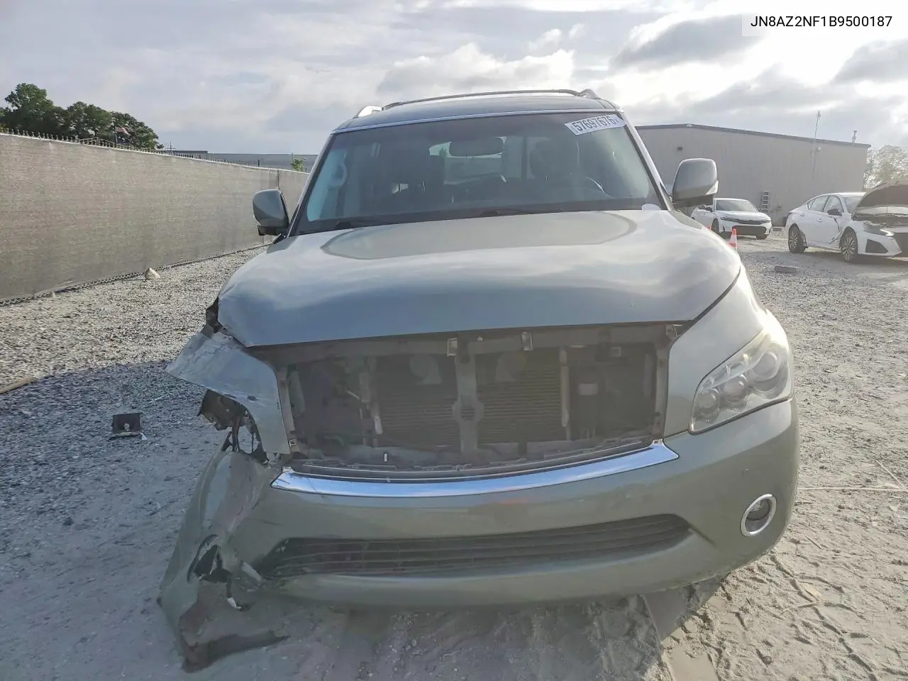 2011 Infiniti Qx56 Base VIN: JN8AZ2NF1B9500187 Lot: 57697676