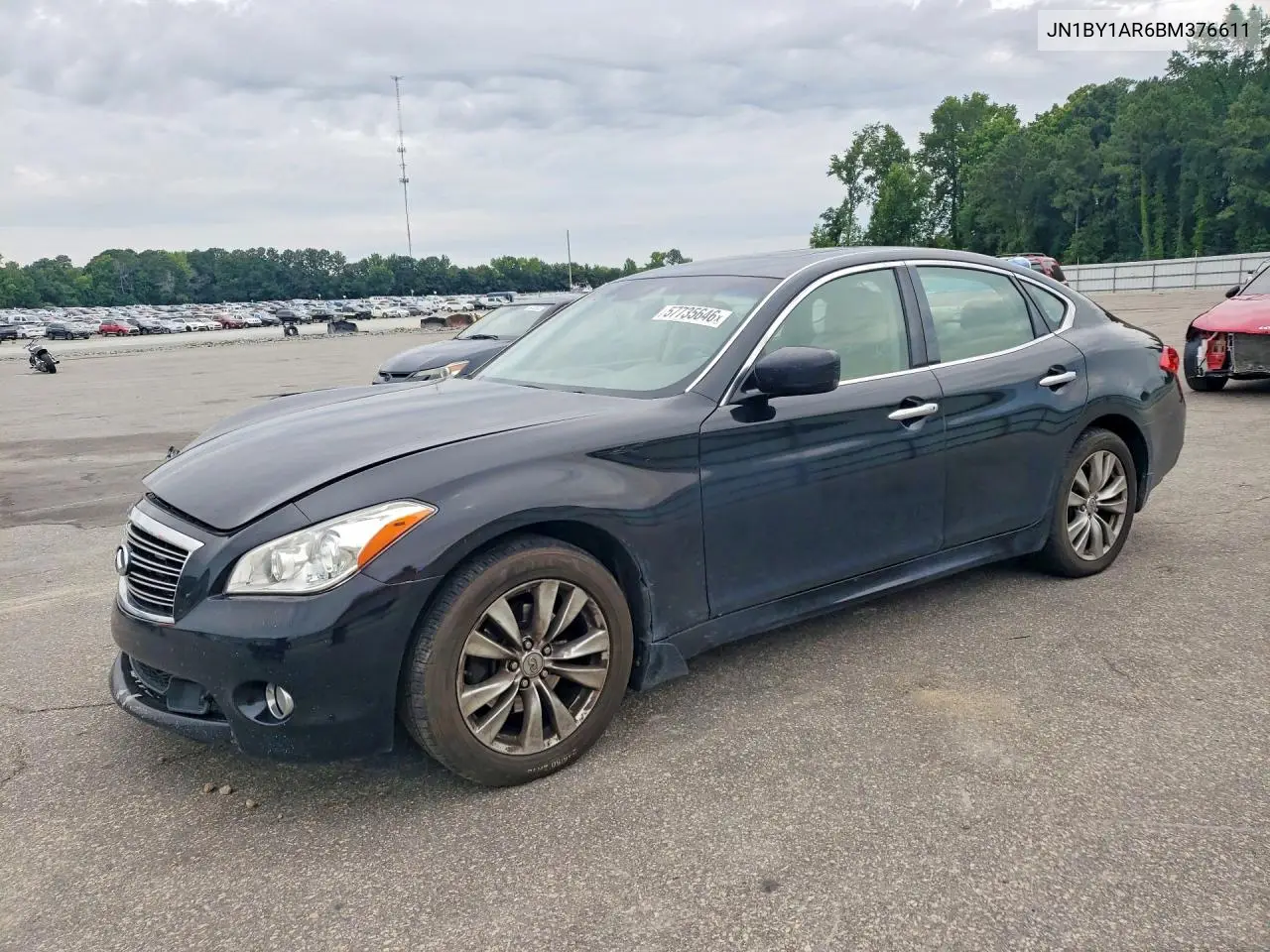 2011 Infiniti M37 X VIN: JN1BY1AR6BM376611 Lot: 57735646